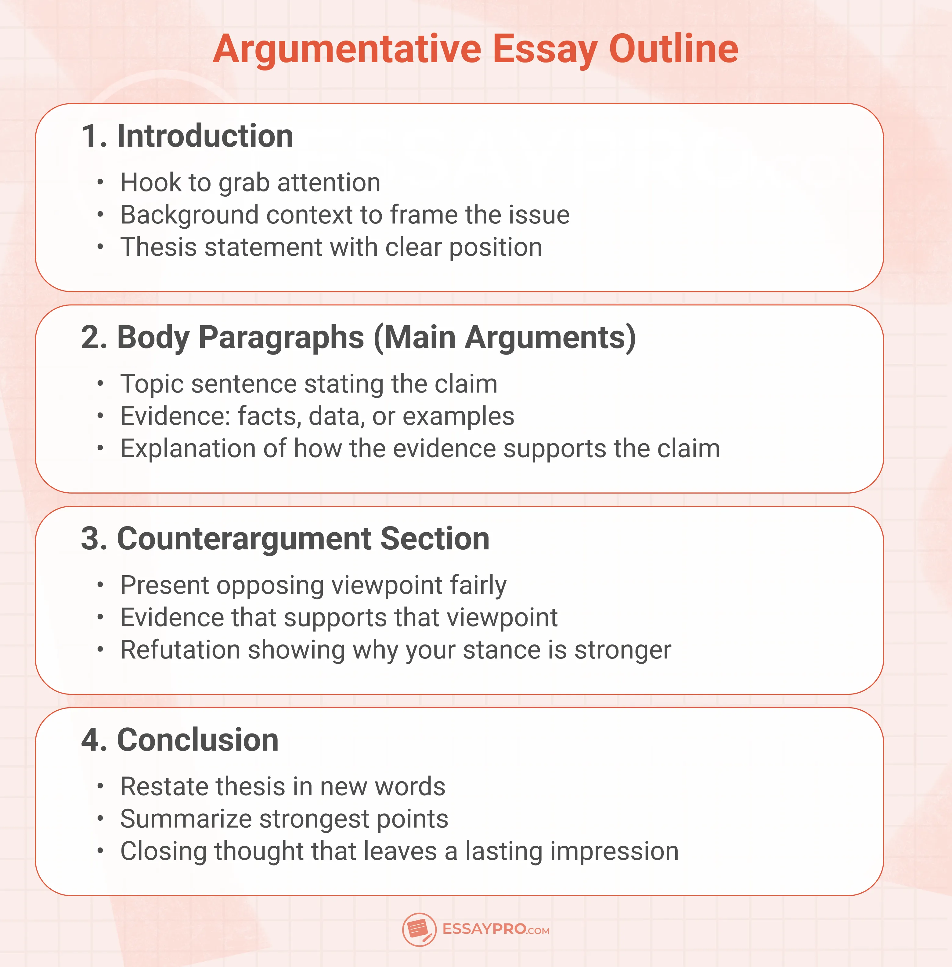 Argumentative Essay Outline